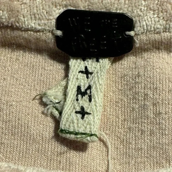 We The Free Women's Medium Pink Crushed Velvet Pullover Milan Sweater Sweatshirt - Picture 4 of 7